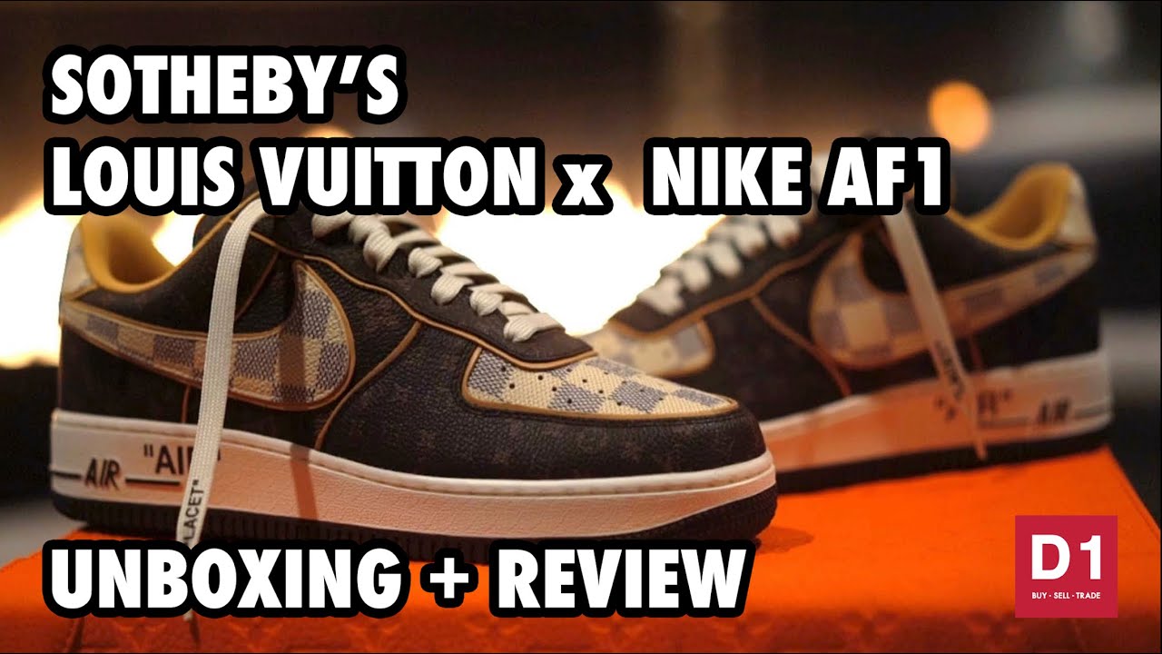 District One NY | Sotheby’s x Louis Vuitton x Nike Air Force 1 - Unboxing & Review
