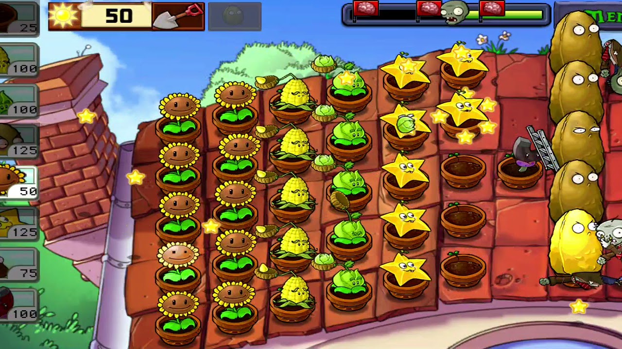 Plantas vs Zombies tejado nivel 4 🧟🧟‍♀️