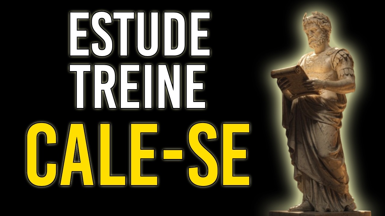 ESTUDE, TREINE, CALE-SE: Torne-se IRRECONHECÍVEL em 6 Passos | Estoicismo