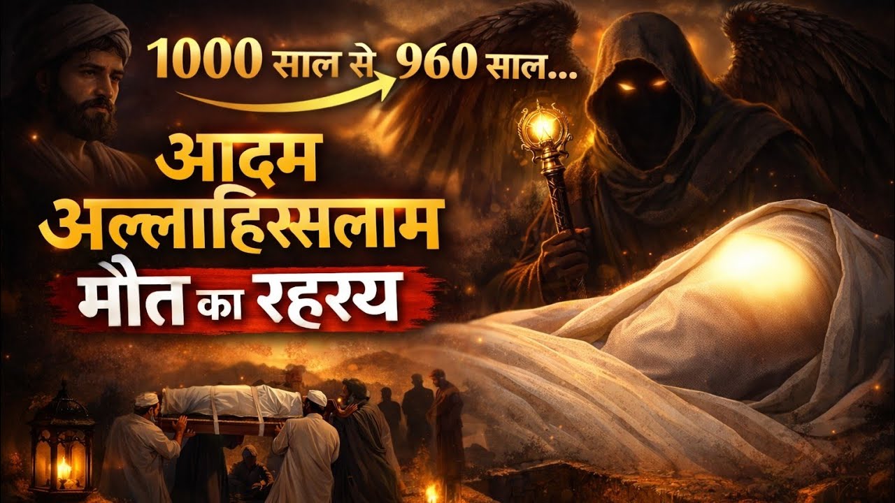 आदम अल्लाहिसलाम की मौत कैसे हुई ?👳‍♂️👳‍♂️☑️☑️