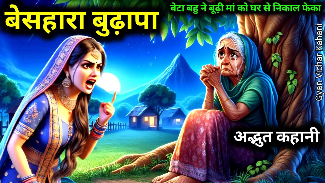 बेसहारा बुढ़ापा। एक अनमोल कहानी Motivational story Gyan Vichar Kahani #story #motivational #khaniya