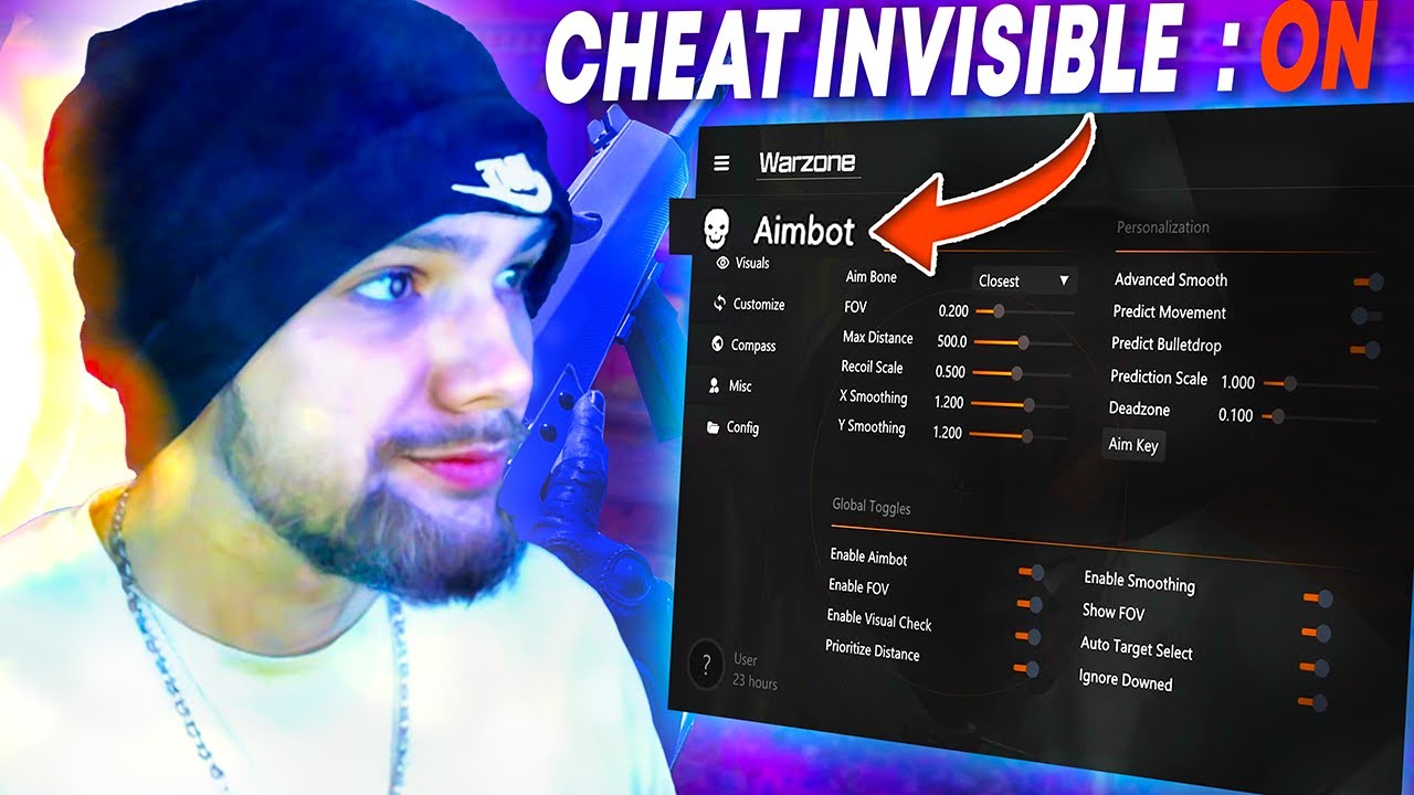 le MEILLEUR CHEAT INDÉTECTABLE sur WARZONE 4 ?! 😍 (invisible en stream)