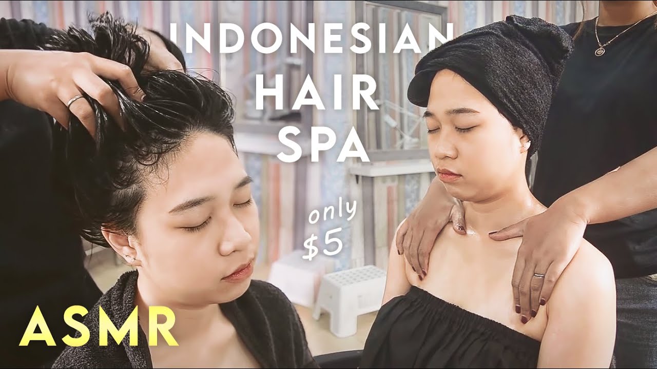 ASMR Creambath | The Most Relaxing Treatment in Indonesian Hair Salon