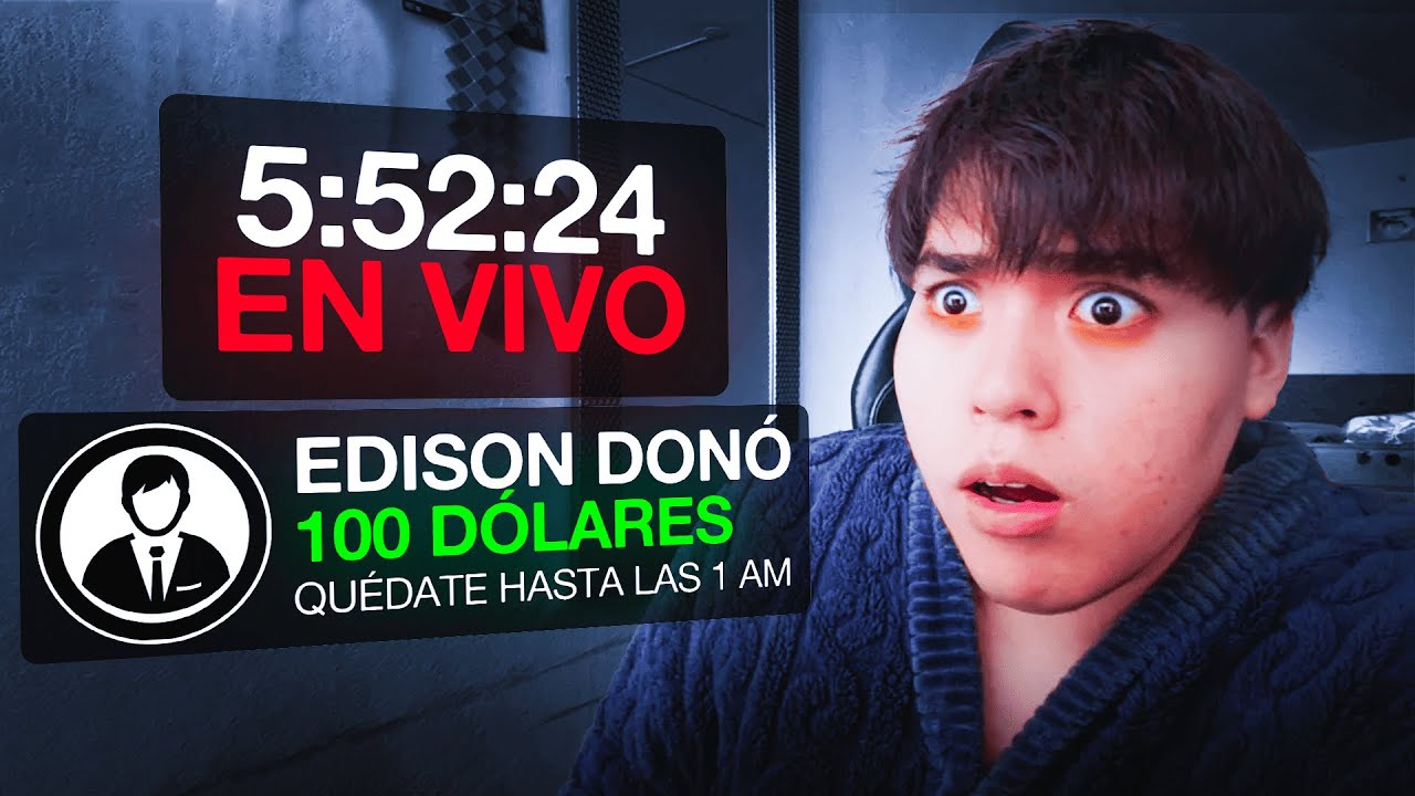 UNA DONACIÓN Y TERMINÉ STREAM HASTA LA 1AM 😭🕐