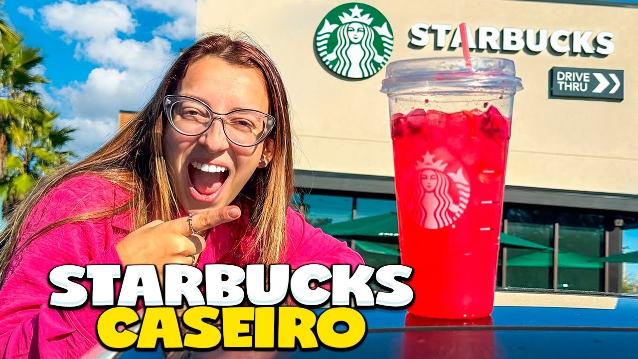 CONSEGUI FAZER STARBUCKS CASEIRO E MOSTREI PRA VOCÊS!