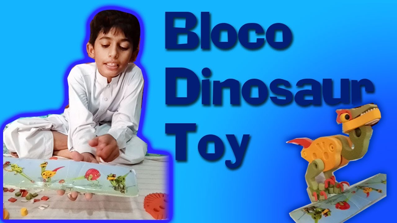 Making new Bloco Dinosaur toy | kaka pyaka | kids toy