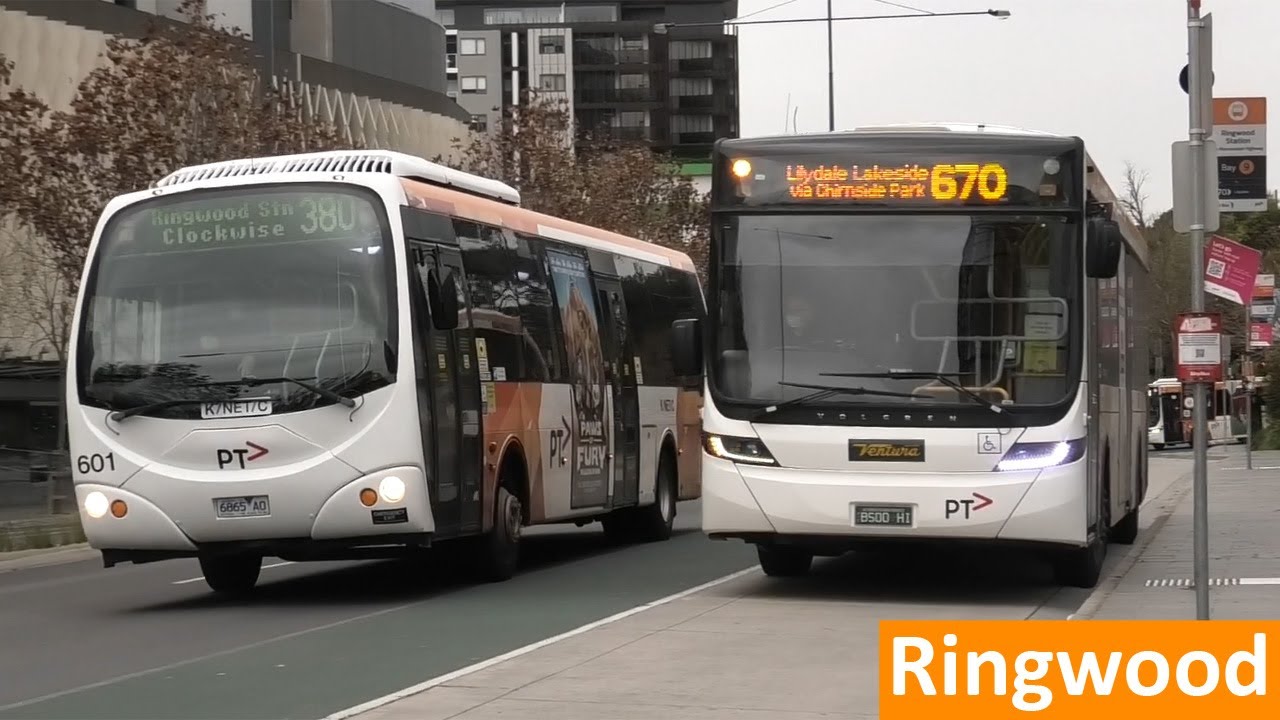 Buses at Ringwood - Melbourne Transport