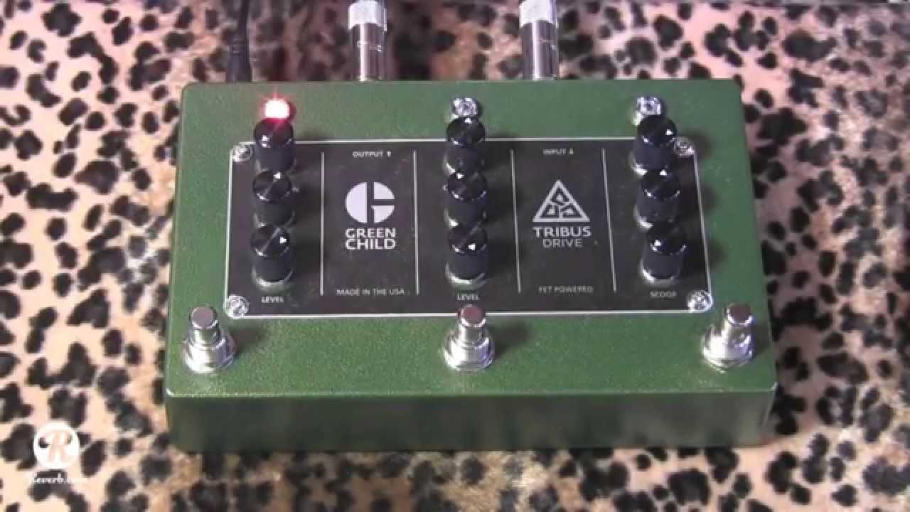 Green Child TRIBUS DRIVE 3 in 1 multi overdrive & boost pedal demo