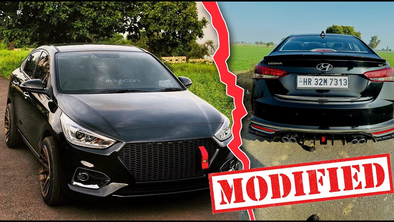 FULLY MODIFIED HYUNDAI VERNA - *Grill Changed* 🔥