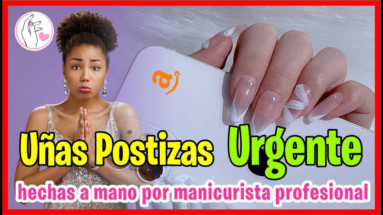 Uñas postizas hechas a mano por manicura profesional - REGALO 2023