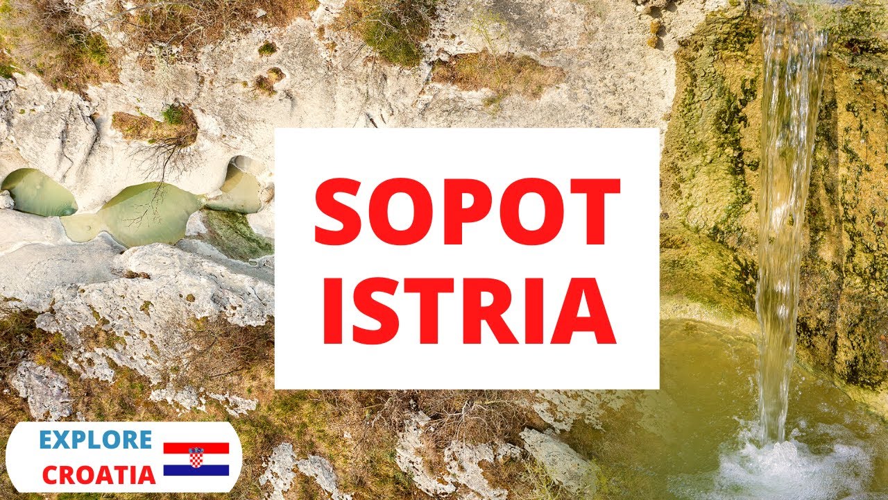 Sopot waterfall near Buzet, Istria, Croatia