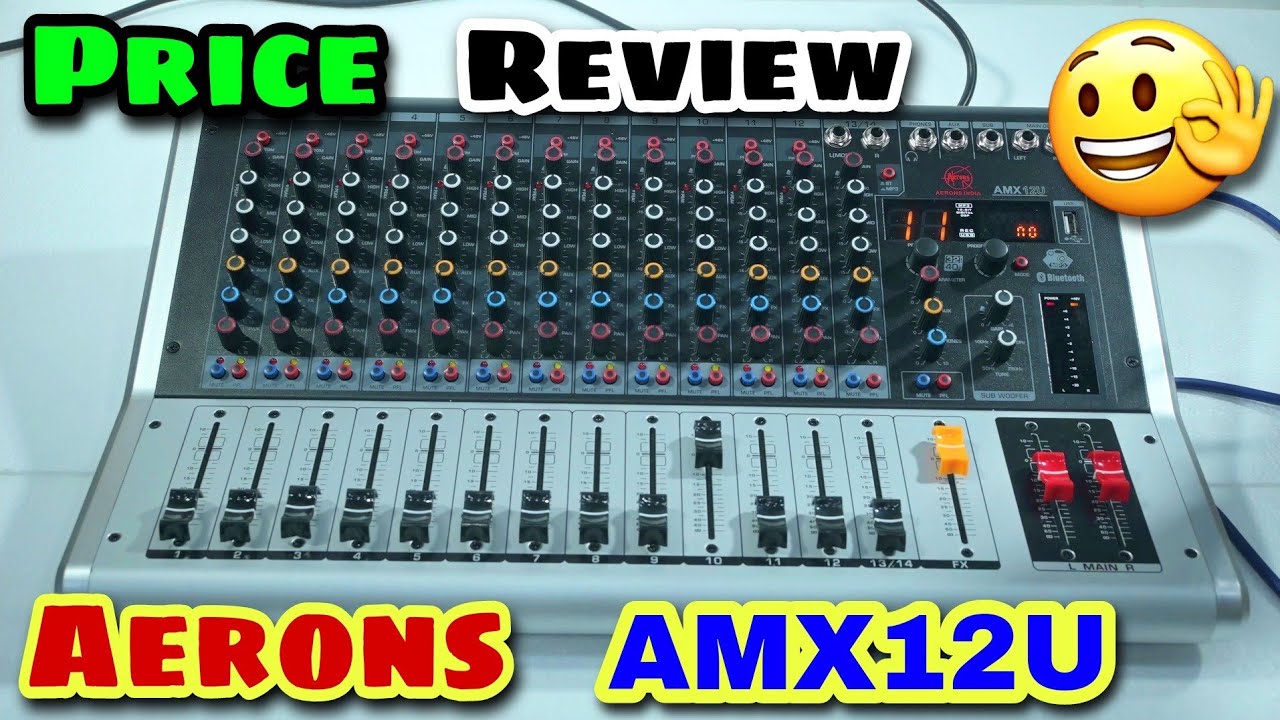 Aerons AMX12U 12Channel Live & Dj Mixer Review And Price | Dj Rock