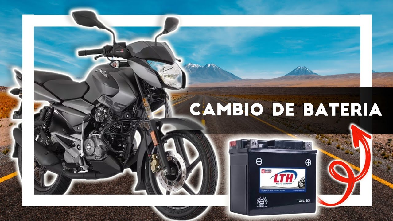 Como CAMBIAR la BATERIA de la PULSAR NS125 🔋| TUTORIAL | LTH | BAJAJ 🏍