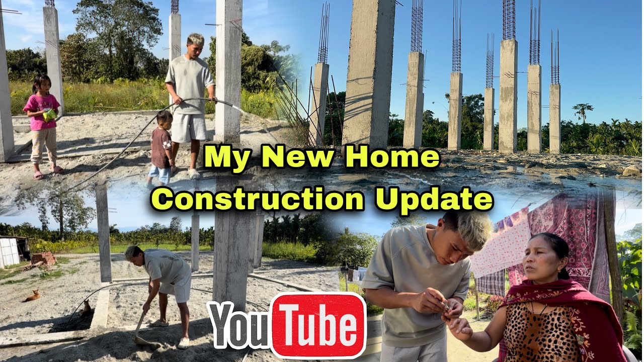 My New Home Construction Update With YouTube Income💰💵🤑 || Village Life❤️