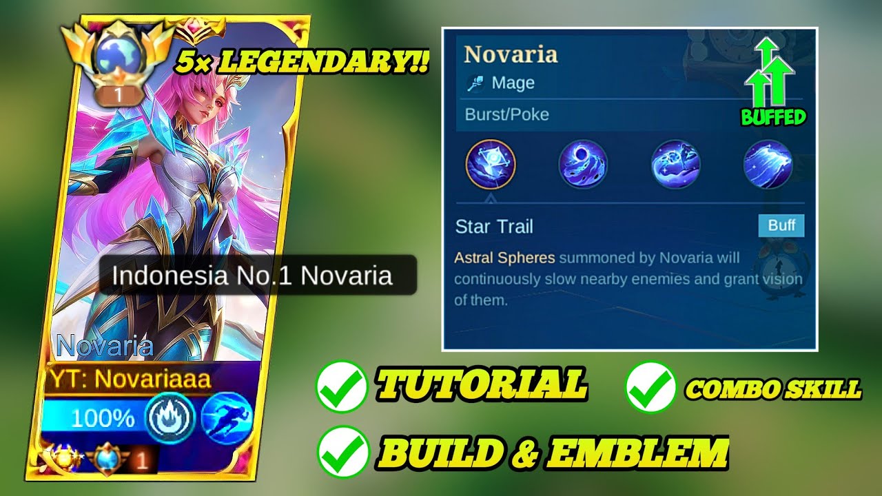 NOVARIA NO.1 INDONESIA GOD MODE AUTO 5× LEGENDARY🔥 | ONLY 1% OF NOVARIA USERS KNOW THIS BUILD 2026!!