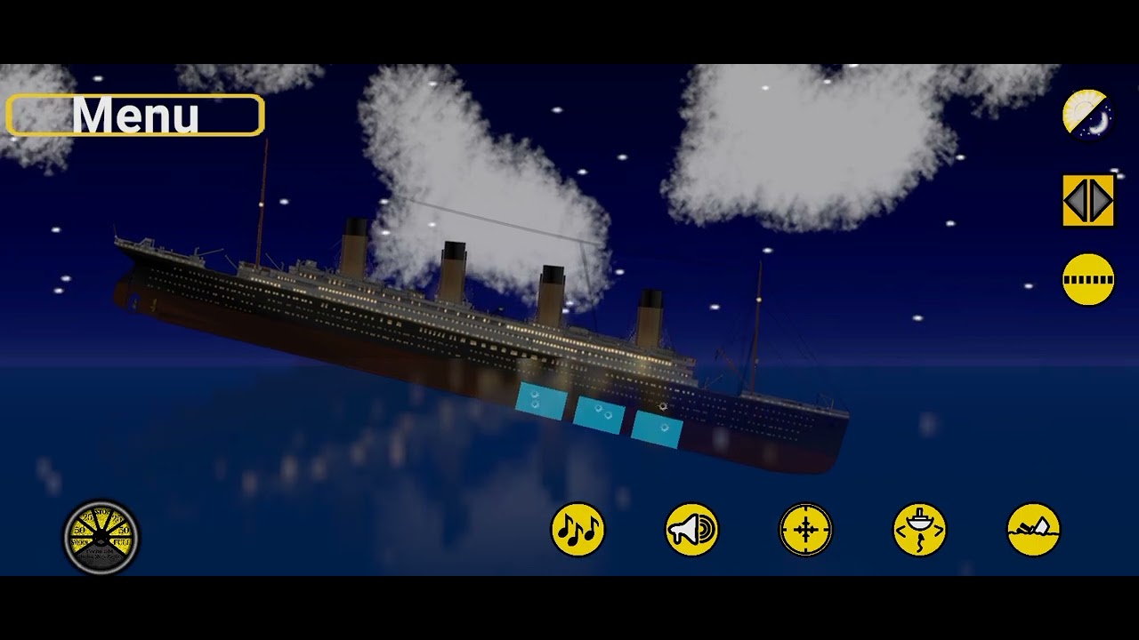 Titanic sinks into 1 piece 1912 (sinking ship physics)