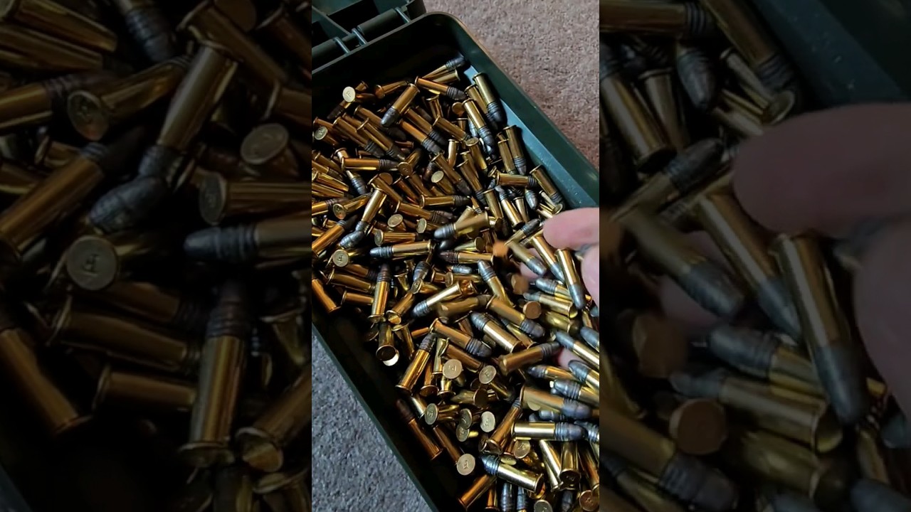 Storing 3000 Rounds of 22lr ammo #shorts
