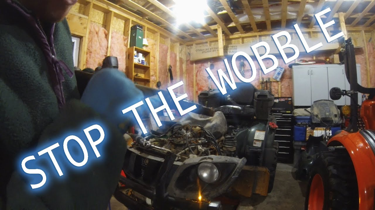 HOW TO: Steering Stem Bottom Bearing  - Grizzly 660