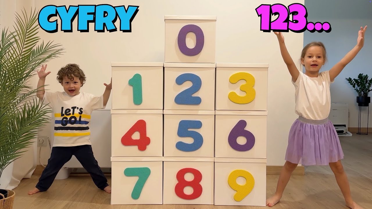 UCZYMY SIĘ LICZYĆ! 🔟 Liczenie od 1 do 10 po polsku! 🍓 Pudełka Niespodzianki i Zabawki