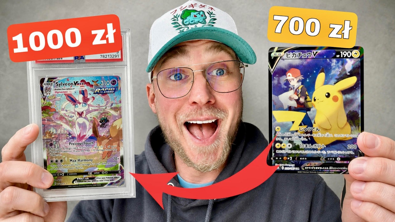 TRADE UP CZELENDŻ CZYLI ZAMIANKI ZA KARTY POKEMON !