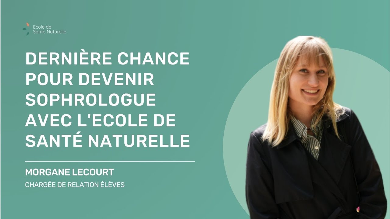 Devenir sophrologue avec l'Ecole de Santé Naturelle