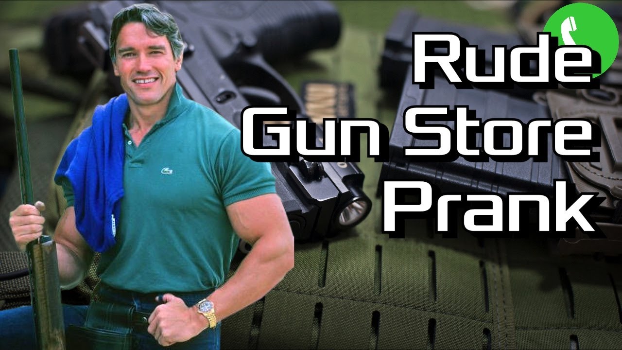 Arnold Calls Rude Gun Stores - Prank Call