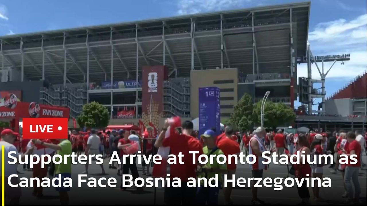 🔴LIVE: Toronto Stadium Atmosphere Builds for Canada vs Bosnia Match | AC1P