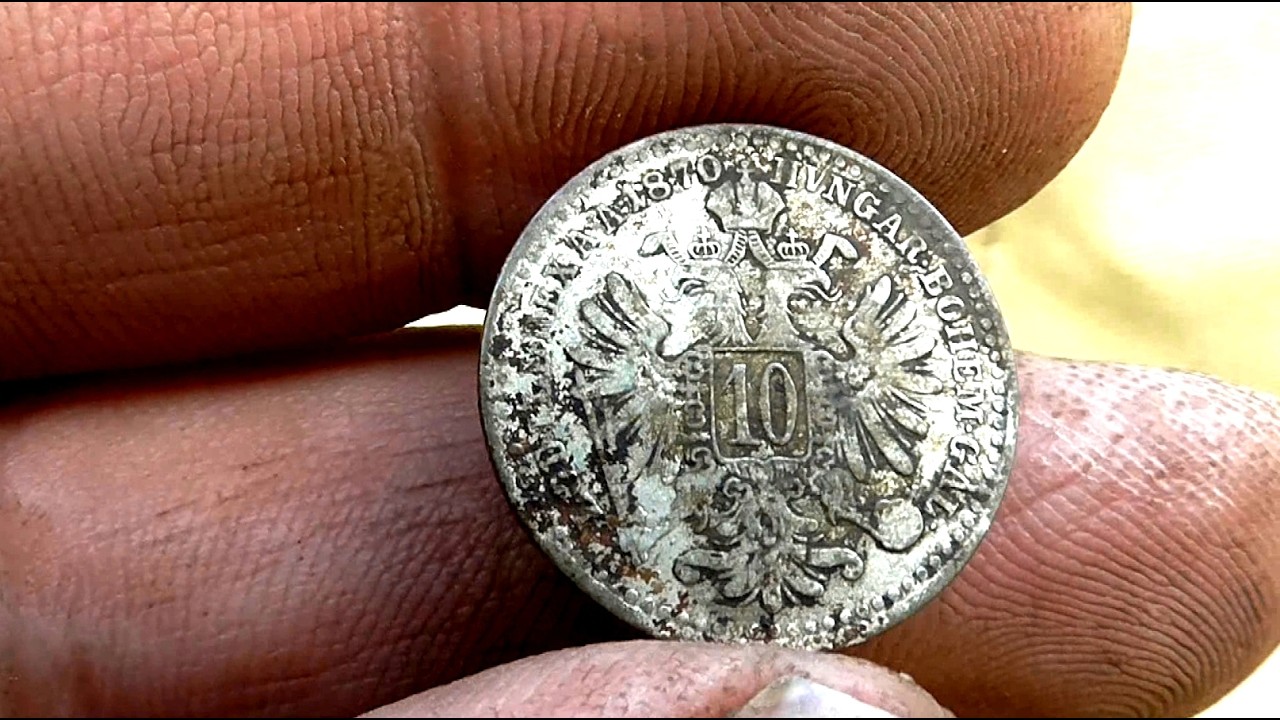 Rare Tsarist coin and 1870 Austrian silver.