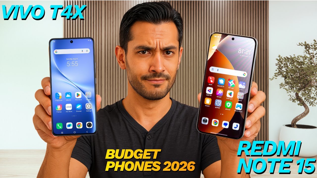 Vivo T4x vs Xiaomi Redmi Note 15 (2026) | Full Detailed Comparison