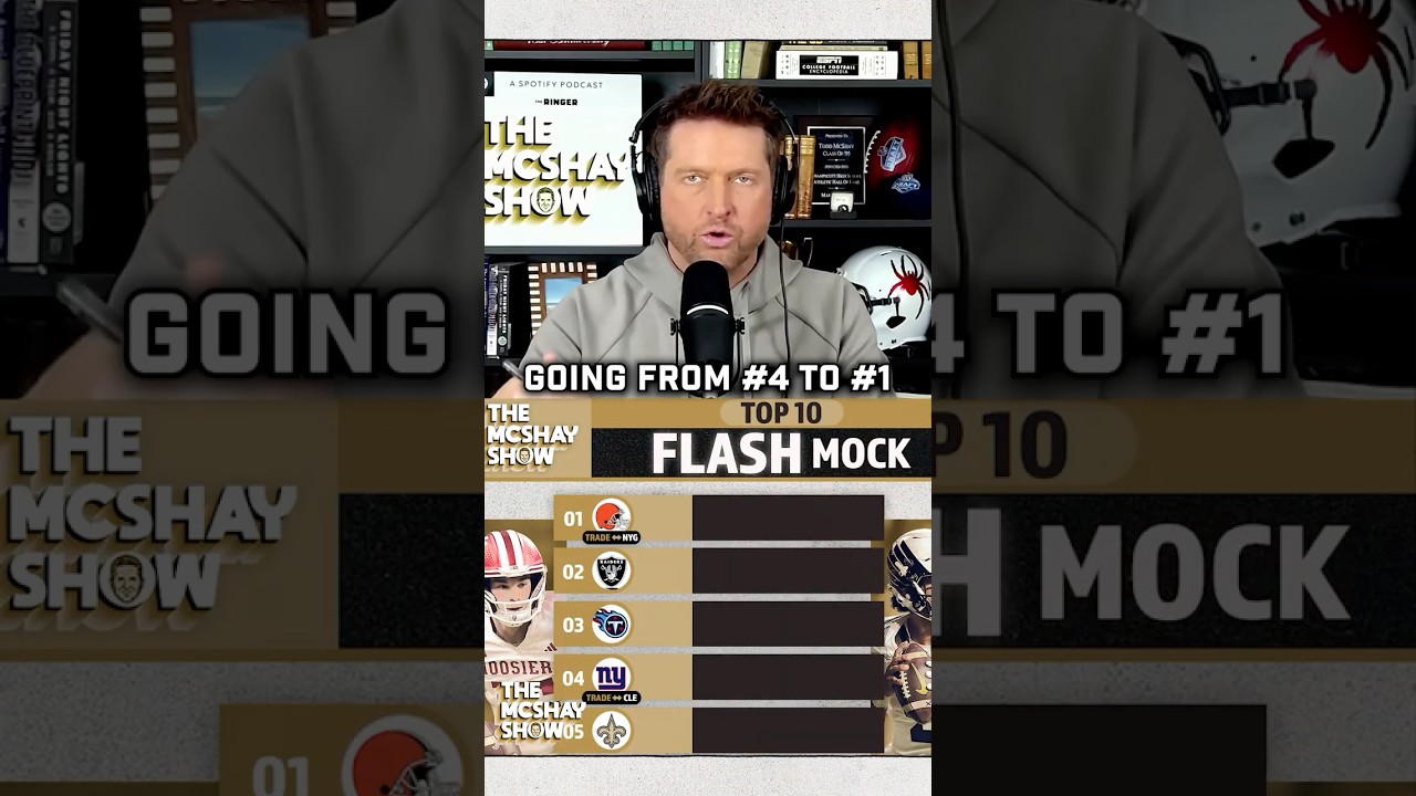 FLASH MOCK! Revealing the Top Picks in the 2026 NFL Draft | The McShay Show