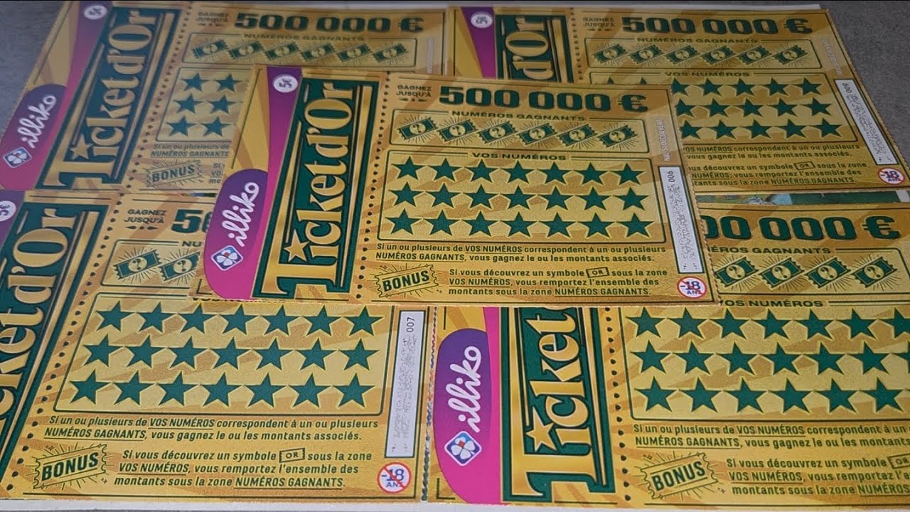 Ticket d'or !!! Es-tu là ??? ... 🍀💰💶💲