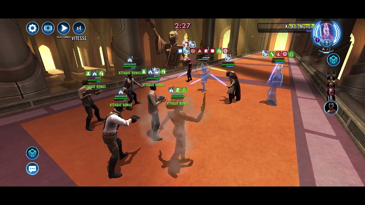 Swgoh : Finn/zorri vs KB TW 