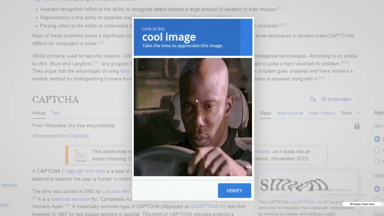 CaptchaWare - Endless (Score: 35)