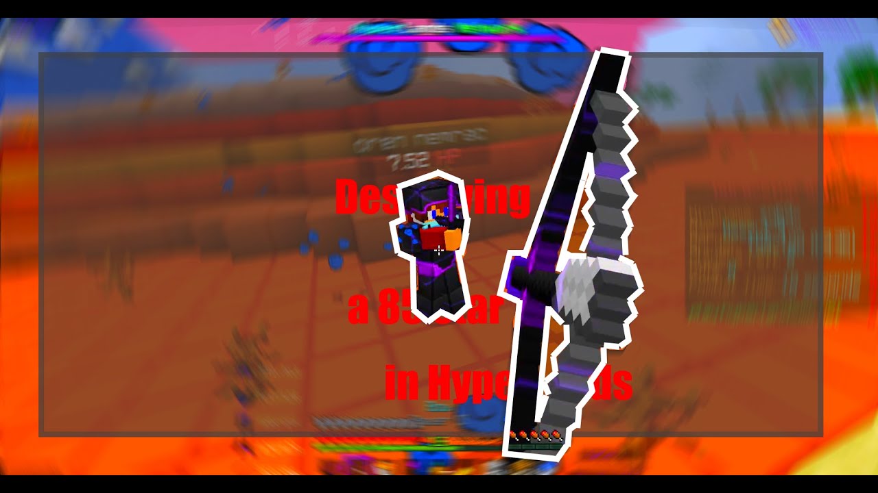 Trying my best against a 85 star on hyperlands uhc meetup