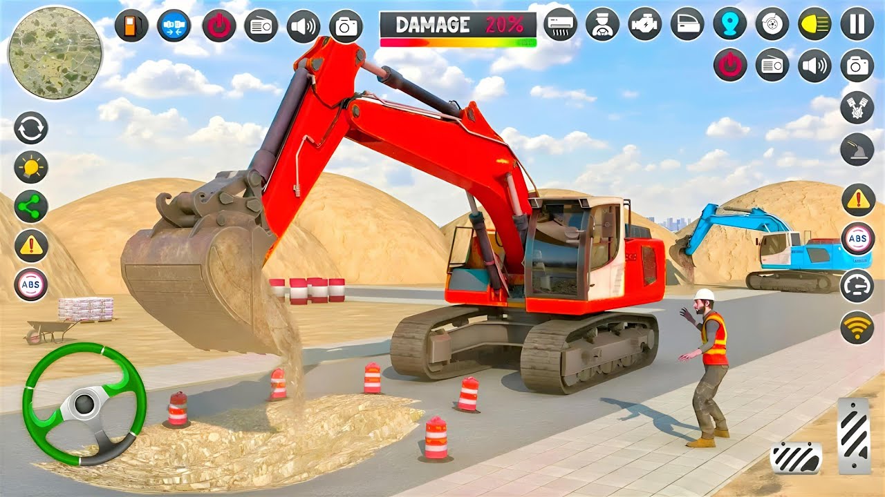 🚨Heavy Track JCB Wala Games 🚧 JCB Construction Game 🎮 Android Gameplay 
