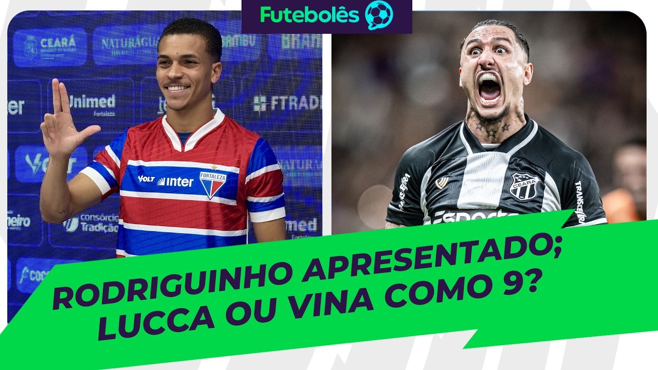RODRIGUINHO APRESENTADO | LUCCA OU VINA COMO 9? | FUTEBOLÊS 12/02/26