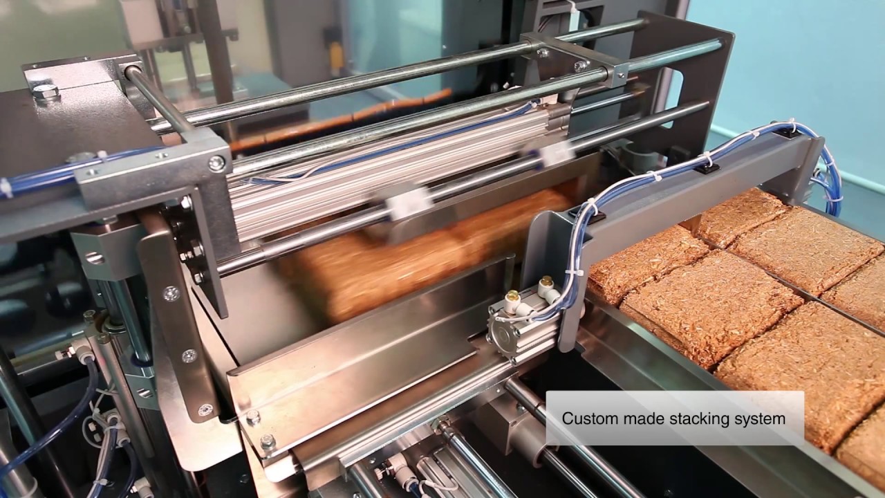 Linia do pakowania brykietu w kostkach RUF  STROJPLAST