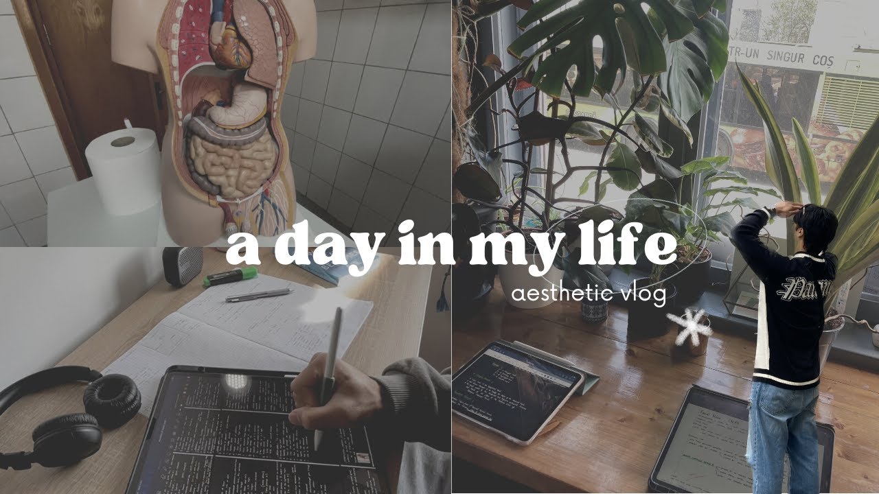 Day in the life || international med student || aesthetic vlog