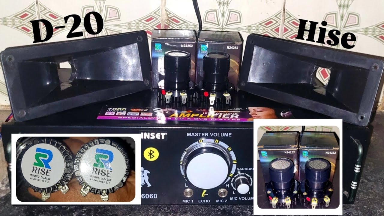 D20 HF Drive Tweeter | D20 Hise speaker | Hise for Mini Sound | #minisound #hise #d20 #tweeter 