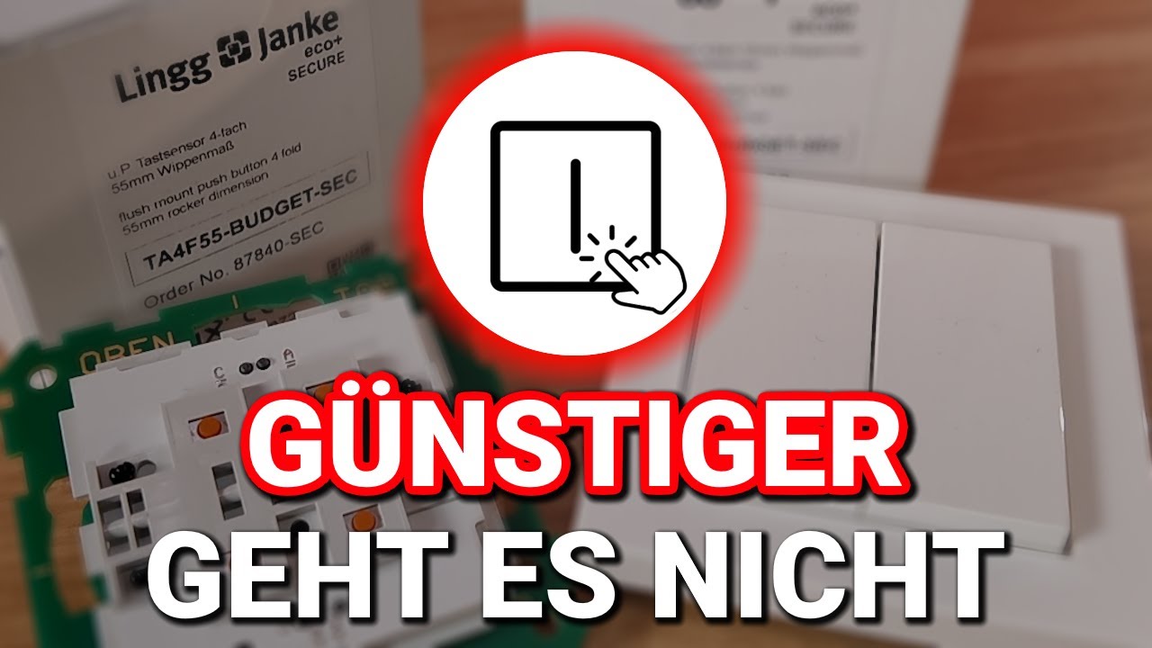 Der günstigste KNX Taster! - Lingg & Janke Budget