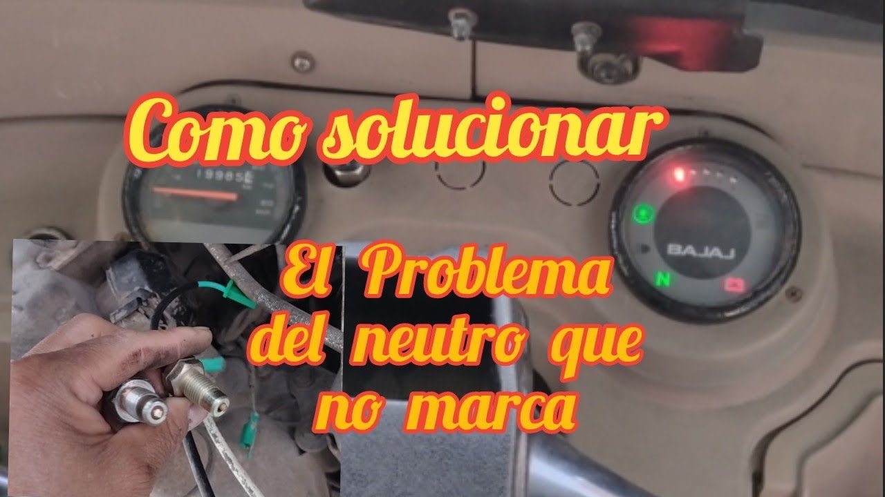 Problema con el neutro de tu Moto ? torito bajaj  / solución fácil es solo el switch del neutro👈