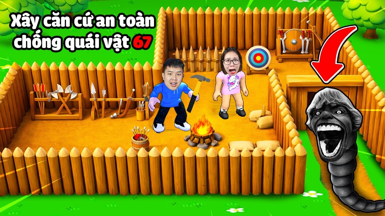 X&acirc;y dựng căn cứ an to&agrave;n lắp vũ kh&iacute; xịn x&ograve; chống lại qu&aacute;i vật 67 tấn c&ocirc;ng c&ograve;ng bqThanh & Ốc