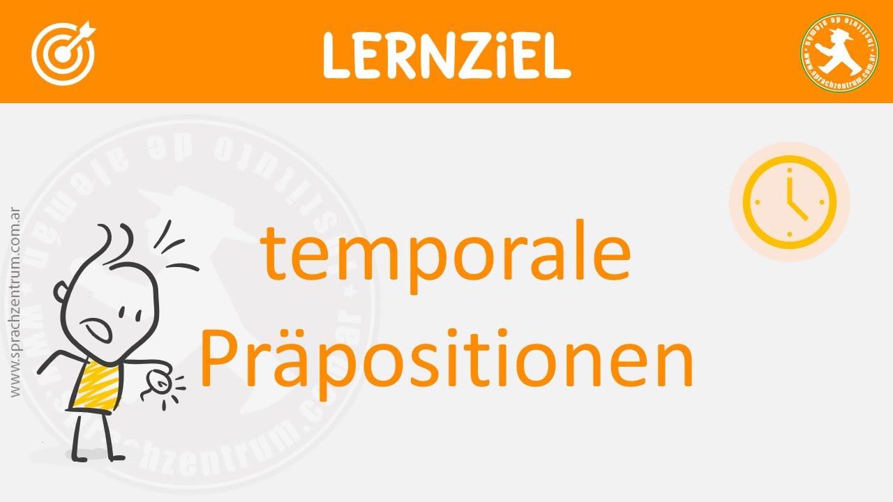 A12 temporale Präpositionen (vor, nach, in und für) + Übungen