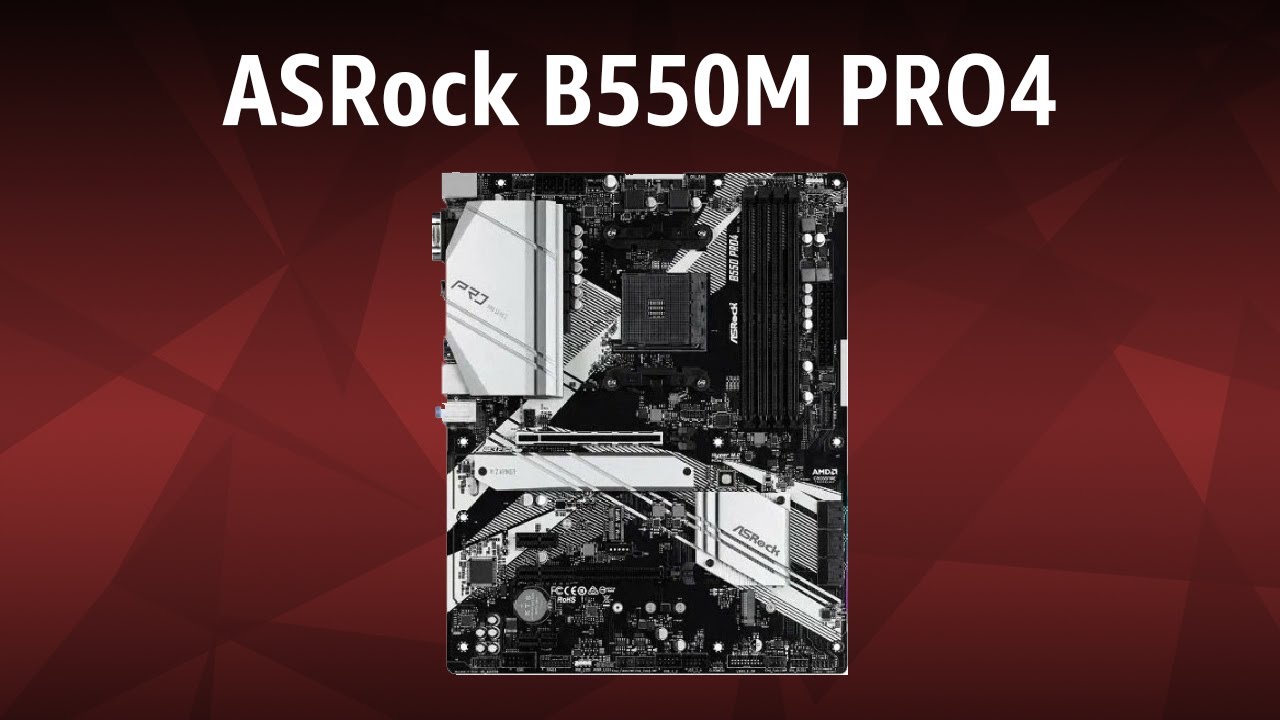 Материнская плата ASRock B550M PRO4