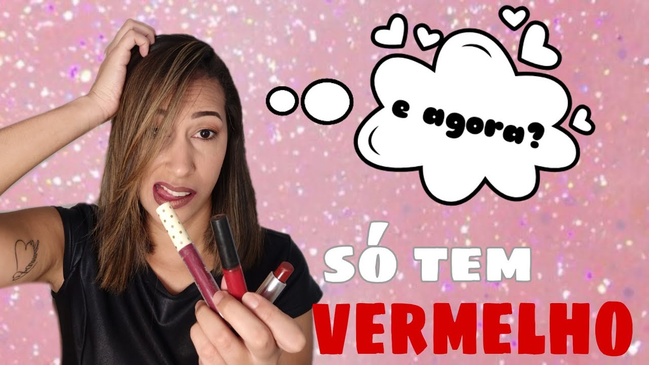 Mudar a cor do batom parte 1 - Clarear batom escuro