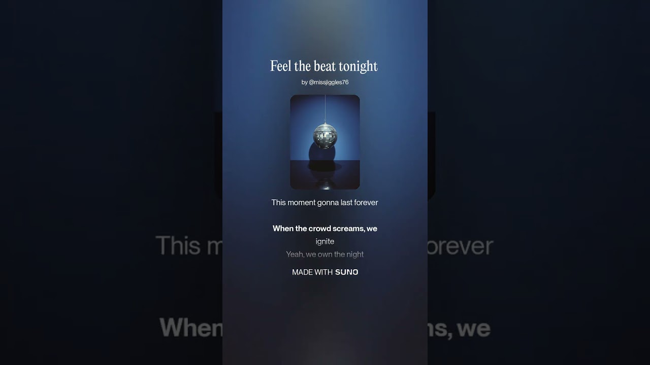 Feel the beat tonight