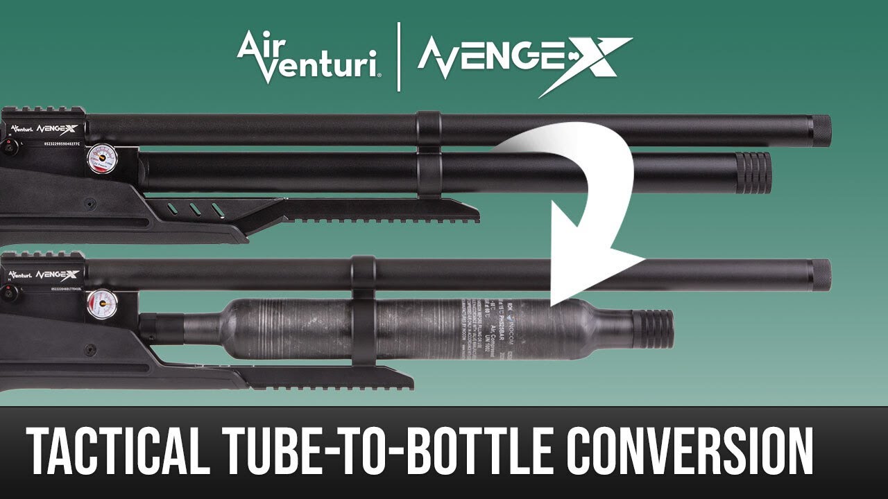 How to Convert the Avenge-X from Tactical Tube to Tactical Bottle