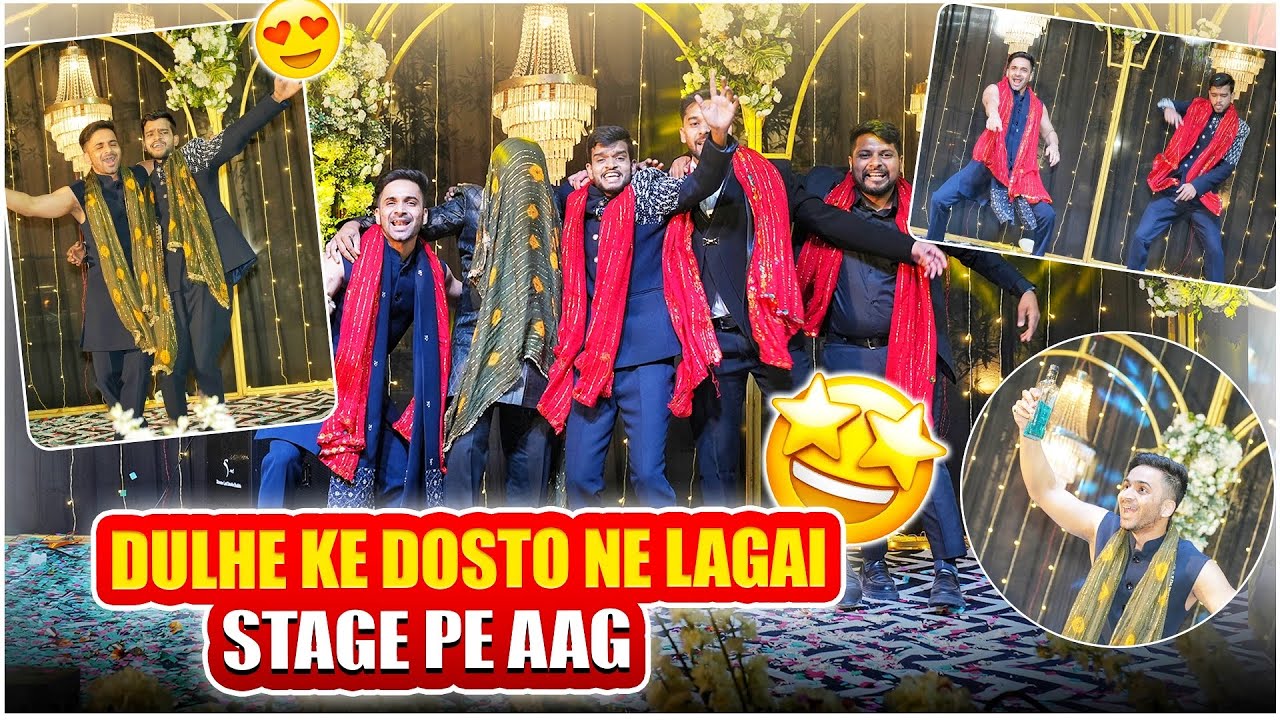 Dosto ka dulhe ke sath full dance performance 
