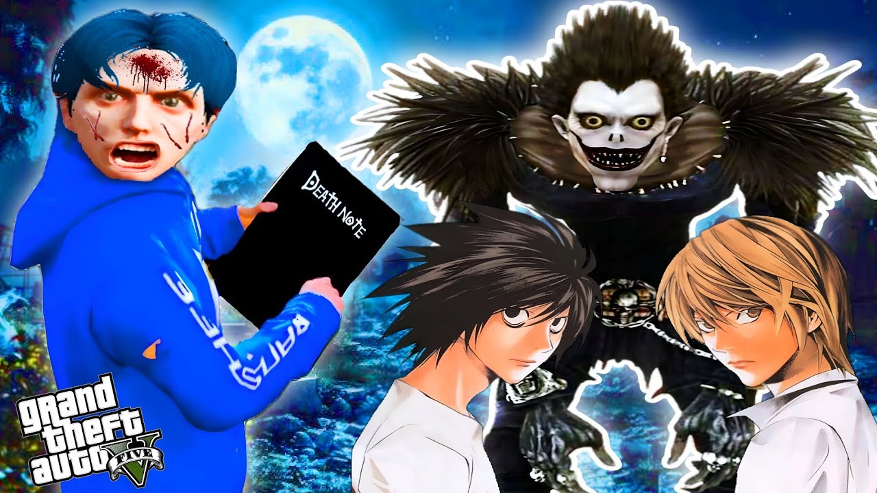 ကျနော် Death Note သေတမ်းစာအုပ်နဲ့ သေမင်းကိုစိန်ခေါ်ခဲ့တယ်/ Death Note in GTA V