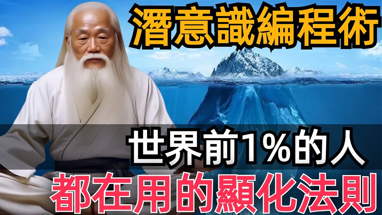 潛意識操控你的情緒和決定，如何重新給你的潛意識下指令，提高你的顯化能力，潛意識編程遠離這八顆心#zen